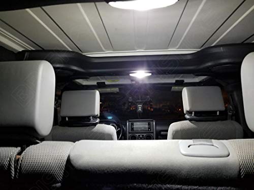 Kit de luces LED interiores blancas para Jeep Wrangler JK 2007-2018 miniatura 4