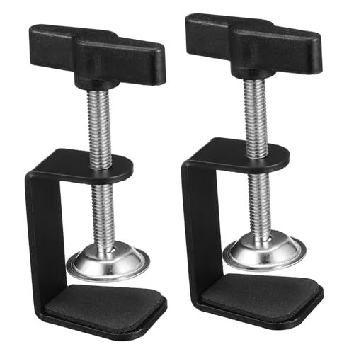 Gadpiparty 2Pcs Table Mount with Padding for Secure Desk Clamping Durable Base Design for Microphone Arm Stand Replacement