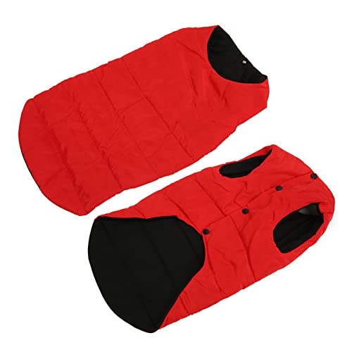 Veste d'hiver pour chiens double face chaud et doux en polyester - 5