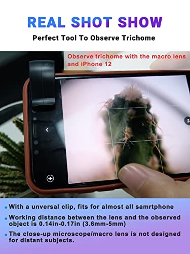 Image of APEXEL 100x Phone Micro Lens with LED Light for Smartphone Macro & Microscope