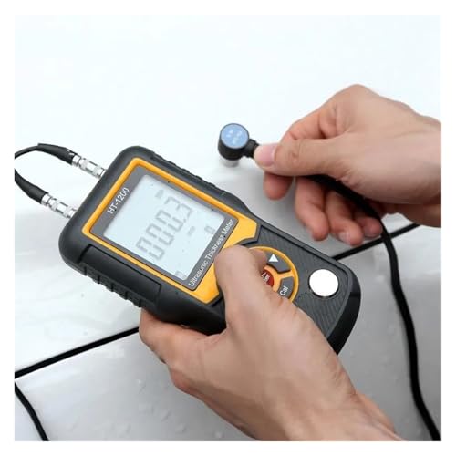 Medidor de Grosor Ultrasónico Digital LCD HT-1200 con Rango de Medición de 1.2 a 225 mm para Partes Mecánicas miniatura 2