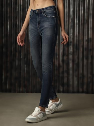 Image of High Star Women Washed Skinny fit Highrise Stretchable Jeans