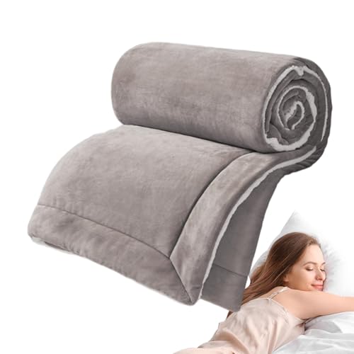 Couverture réversible en polaire chaude et épaisse pour lit - 2