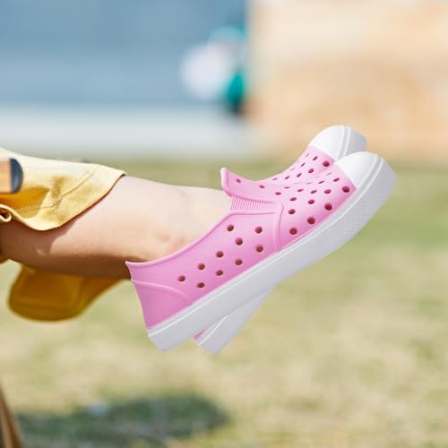 Image of EasyStar Toddler /Little Kid Breathable Hole EVA Sandals with slip-on for girls and boys
