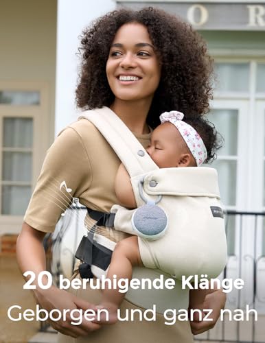 Momcozy WN06 Tragbare White Noise Machine Baby mit Nachtlicht – Weißes Rauschen Gerät für Neugeborene, 20 Beruhigende Klänge, Wiederaufladbare Weißes-Rauschen-Therapie und Bluetooth-Lautsprecher, Grau 3