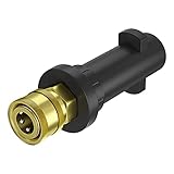 Material: adaptador de pistola de latón y goma y acoplamientos rápidos, boquillas de latón y acero inoxidable, acabado exquisito.