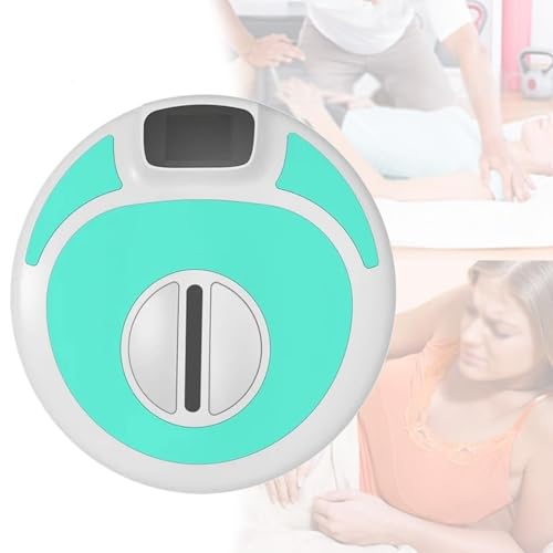 KIUYTOPNV Fortalecedor do exercitador do solo pélvico, treinador muscular elétrico do solo pélvico, melhora a reparação pós-parto, temperatura de 38 °C - 55 °C e 5 modos ajustáveis (verde)