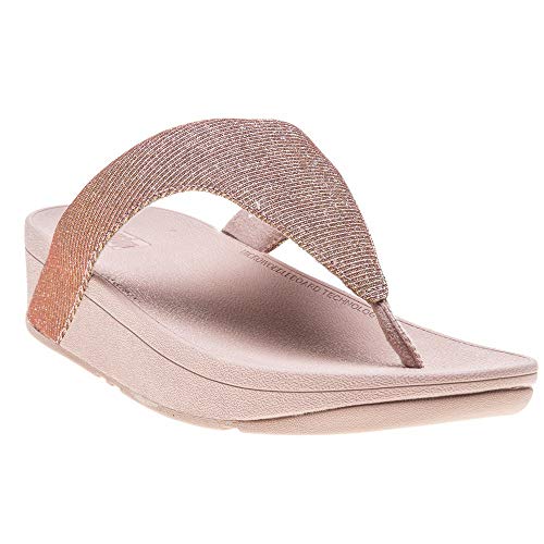 Image of FitFlop Women's LULU Suede Toe-Post Sandals | Lightweight Summer Walking Sandals with Cushioned Comfort, Arch Support & Grip