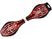 MAXOfit Pro XL - Waveboard con Luces en Las Ruedas y Funda (hasta 95 kg, 86 x 22 x 11 cm) Multicolor Spider Red Talla:88x23x14