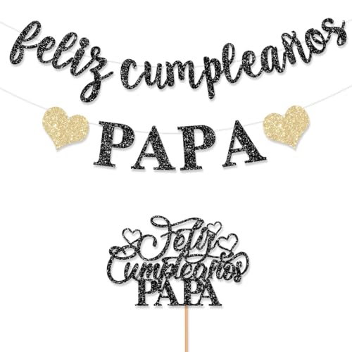 FHGG Feliz Cumpleaños Papa Banner and Topper