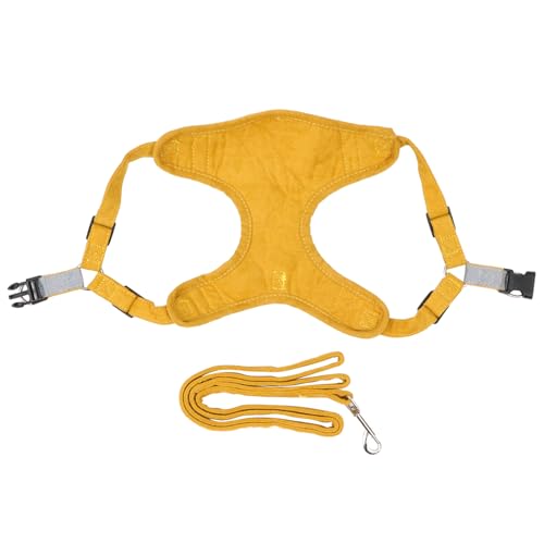 Homoyoyo 2 Stück Teiliges Verstellbares Brustgeschirr Set für Kleine Haustiere Leichtes Sicheres Zugstopp Geschirr mit Weichem Material Komfortabel und Atmungsaktiv für Spaziergänge und