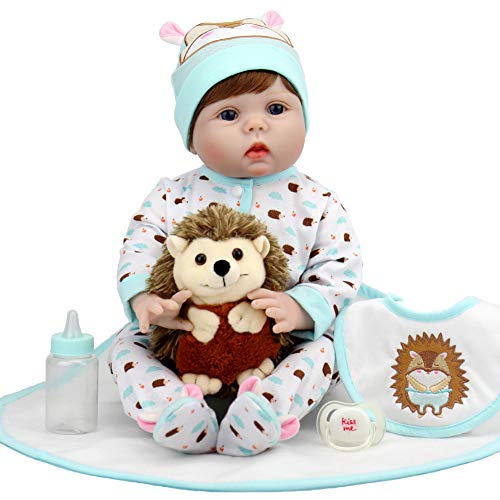 Aori Lifelike Reborn Baby Dolls 22 Inch Real Looking Weighted Reborn Boy Doll