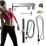 De Poleas para Rejilla para Sentadillas - De Polea De Peso De De Acero Inoxidable para Pared | De De Baja con Carga De Rodamiento De 220 LB, Equipo De Ejercici