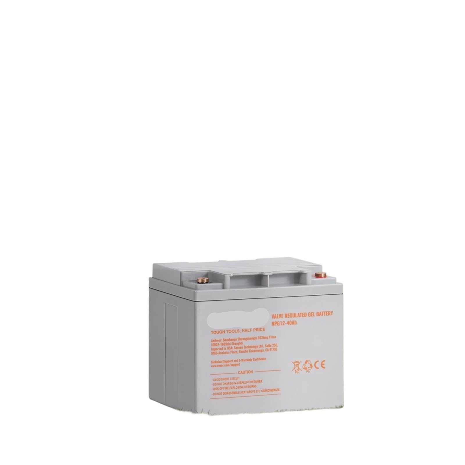Batteria A Ciclo Profondo 12V 40AH 100AH | Unità ricaricabile a ciclo profondo, molteplici opzioni di corrente di scarica for apparecchiature marine(12V 100Ah)
