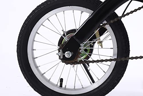 Bicicleta plegable urbana de 14 y 16 pulgadas en varios colores con piñón fijo para adultos 3