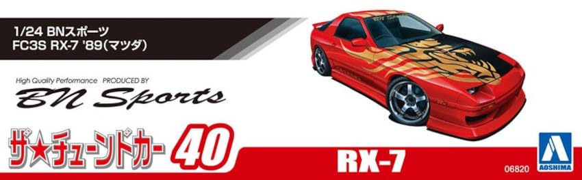 Maqueta Aoshima Mazda BN SPORTS RX-7 89 1:24 miniatura 5