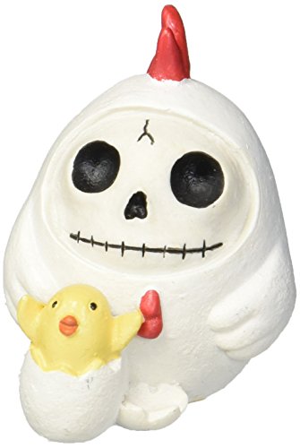 SUMMIT COLLECTION Furrybones Nugget Signature Skeleton in Chicken Costume with Hatching Chick
