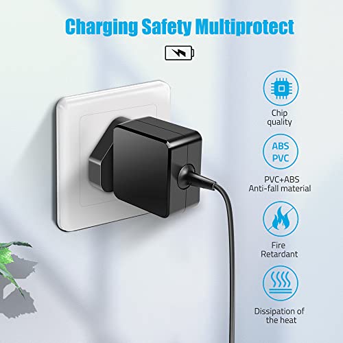 KFD 22.2V Battery Charger for VACTechPro V15 Cordless Vacuum Cleaner VYTRONIX EBCV6 NIBC22 Electric Stick Brooms AlloyMove A03 UNINELL HOME UV1 VersLife S7 UK Plug Power Cord Adapter Cable