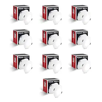 Goldmedal Atom Mini 3W LED Round Non-Dimmable Downlight (Pack of 10) - Red, Blue, Pink (RBP) | for Bedroom, Living Room, Kitchen, Home, Office, Shop| Mounting Type: Junction Box | Cut-Out Size: ?2.16