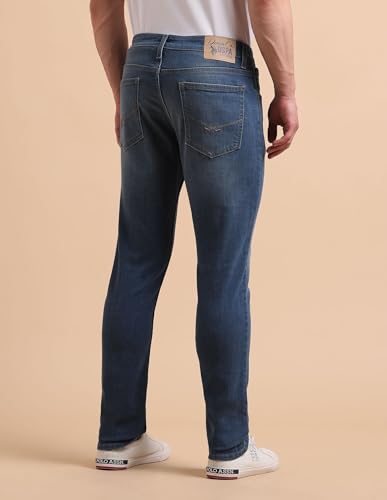 Image of U.S. Polo ASSN. Denim Jeans for Men - Slim Tapered Fit, Mens Jeans for Office & Regular Wear