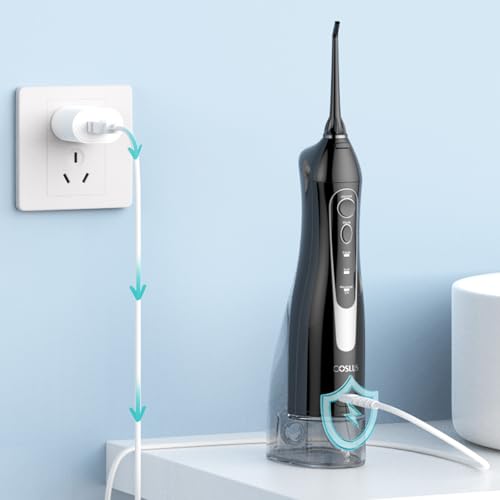 Image of COSLUS Wall Adapter, 5V /2A USB-A Adapter | For COSLUS All Water Dental Flosser, Nail Drill and Facial Cleansing Brush Face Scrubber