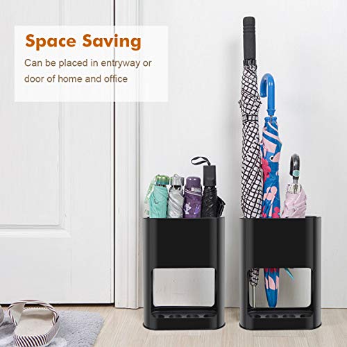 image for DricRoda Umbrella Rack with Removable Drip Tray, Umbrella Holder Stand