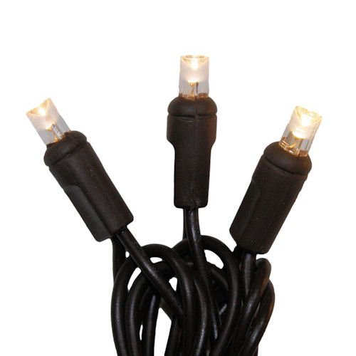 Led Christmas Light String 70 Warm White Wide Angle (5Mm Concave) Lights On Brown Wire/Cord - Able To String Together Up To 1,000 Feet #TOP5