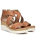 Naturalizer SOUL Women's Goodtimes Wedge Sandal Toffee 8.5 M