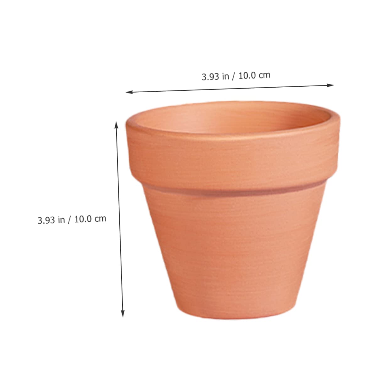 VANZACK Vasi in Ceramica Confezione Da 5 10x10 Cm Piccoli Vasi Da Parete Per Decorazioni Interne Ed Esterne