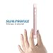 ULAK Compatible with iPod Touch 7th/6th/5th Gen Case, Heavy Duty Shockproof High Impact Protective Case with Dual Layer Soft Silicone + Hard PC for Apple iTouch 5/6/7, Rose Gold
