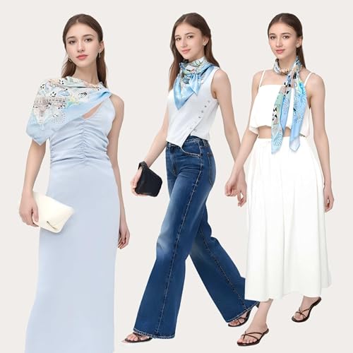 Women's Neck Scarf – Original Design Fashion Accessory, Elegant Lightweight Wrap4