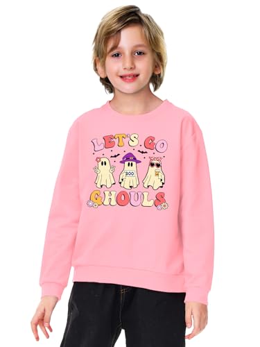 Image of Remimi Kids Halloween Sweatshirt Long Sleeve Thanksgiving Tops 3-14 Years