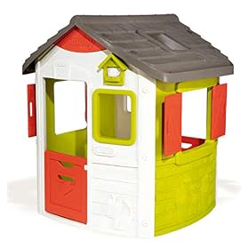 Smoby – Maison Neo Jura Lodge – Cabane de Jardin Enfant – Personnalisable avec Accessoires Smoby – 810500 Colorée