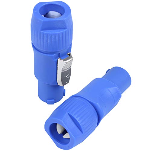 Olivine 10 Teile/Los Nac3Fca Speakon Stecker 3 Pin Powercon Stecker 20A 250 V Ac Steck Verbinder Blau Cover