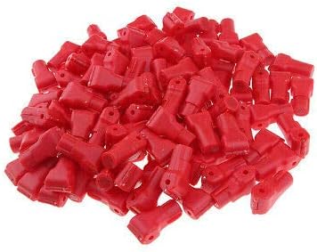 Anti-Theft Peg Hook-Lock, STL-36, Red, Pack of 50 by Clip Strip Corp. | Retail Theft Deterrent and Merchandise Protection | Keep Your Products Safe