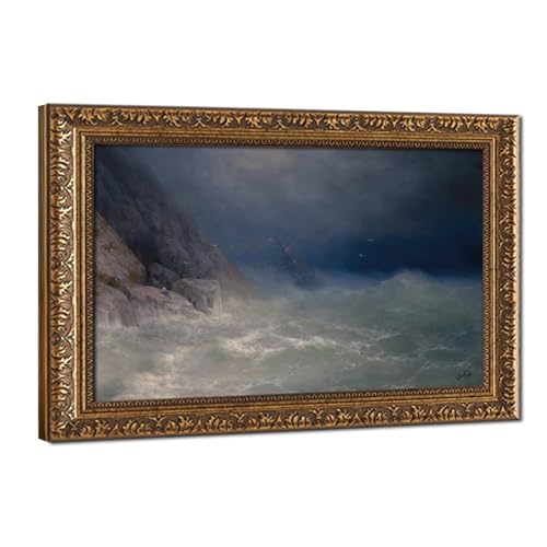 Poster The Survivor Ivan Aivazovsky toile marine 61x91 cm