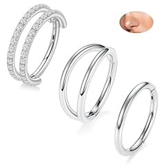 Style4:Silver,Double Layers,with CZ