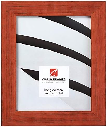 Craig Frames Jasper Picture Frame, 4 x 6 Inch, Country Bourbon Orange