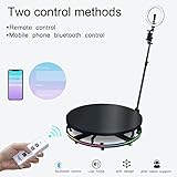 TOPS 360 Photo Booth Machine - 80cm Slow Motion Video Booth Platform Selfie Platform Spin 360 Degree Photo Booth, with Ring Light & Adjustable Camera Stand - Image 4