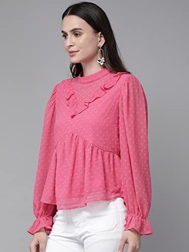 Image of Rare Women's Solid Regular Fit Blouse