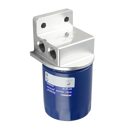 BILLET GM LS Remote Oil Filter Adapter Chassis Mount