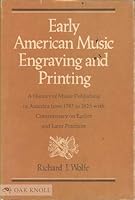 EARLY AMERICAN MUSIC (Music in American Life) 0252007263 Book Cover
