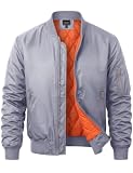 Grey Bomber Jacket