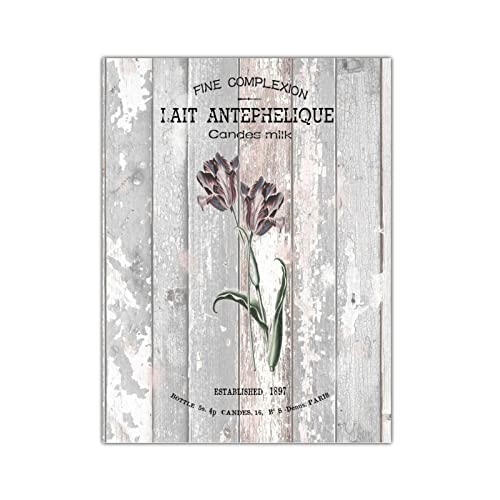 Panneau en bois bouquet de fleurs pour un salon ambiance bucolique