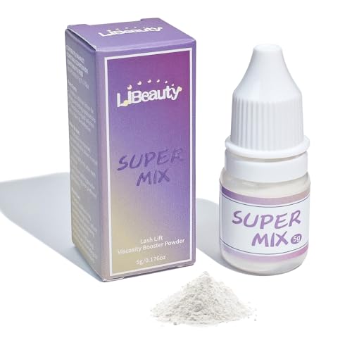 Libeauty Lash Lift Powder Korean Glueless Super Mix Perm Solution Blending Agent Quick Lash Setting Achieve Glue-Free for Pro Salon Eyelash Technician
