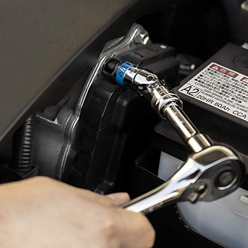 Neiko 02512A 3/8” Drive Socket Set With Quick Release Ratchet (90 Tooth), 43 Piece Standard And Deep Metric Sizes, 6Mm To 24Mm, 6 Point, Universal Joint, 3/8” Extension Bars, Made With Cr-V Steel #TOP4