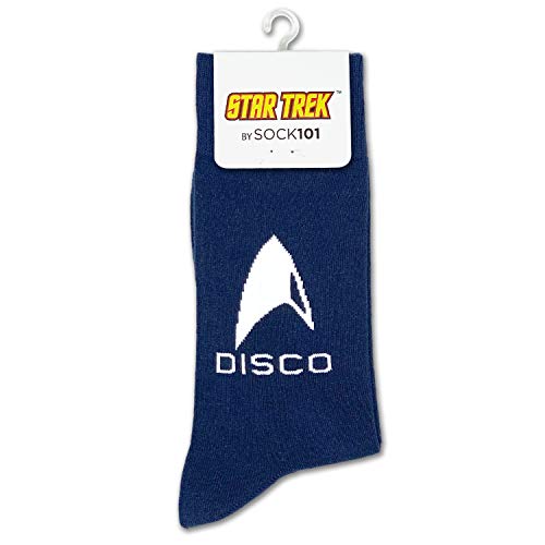 Star Trek: Discovery DISCO - Calcetín, azul, Talla única