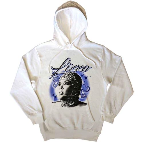 Sweat-shirt à capuche Lizzo Special Hearts Airbrush unisexe taille XL