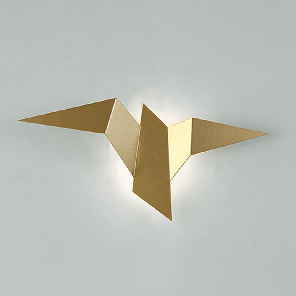 Ściana LED Light, metalowe kinkiety origami, 2W, oświetlenie dekoracyjne wnętrza, lampy ścienne do korytarza, salon, tła ścienna