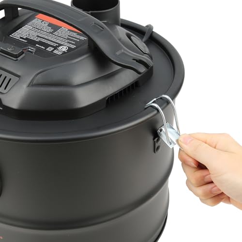 Happybuy Ash Vacuum Cleaner, 4 Gallon Capacity with 1200W Suction Power, Ash Collector with 47.2